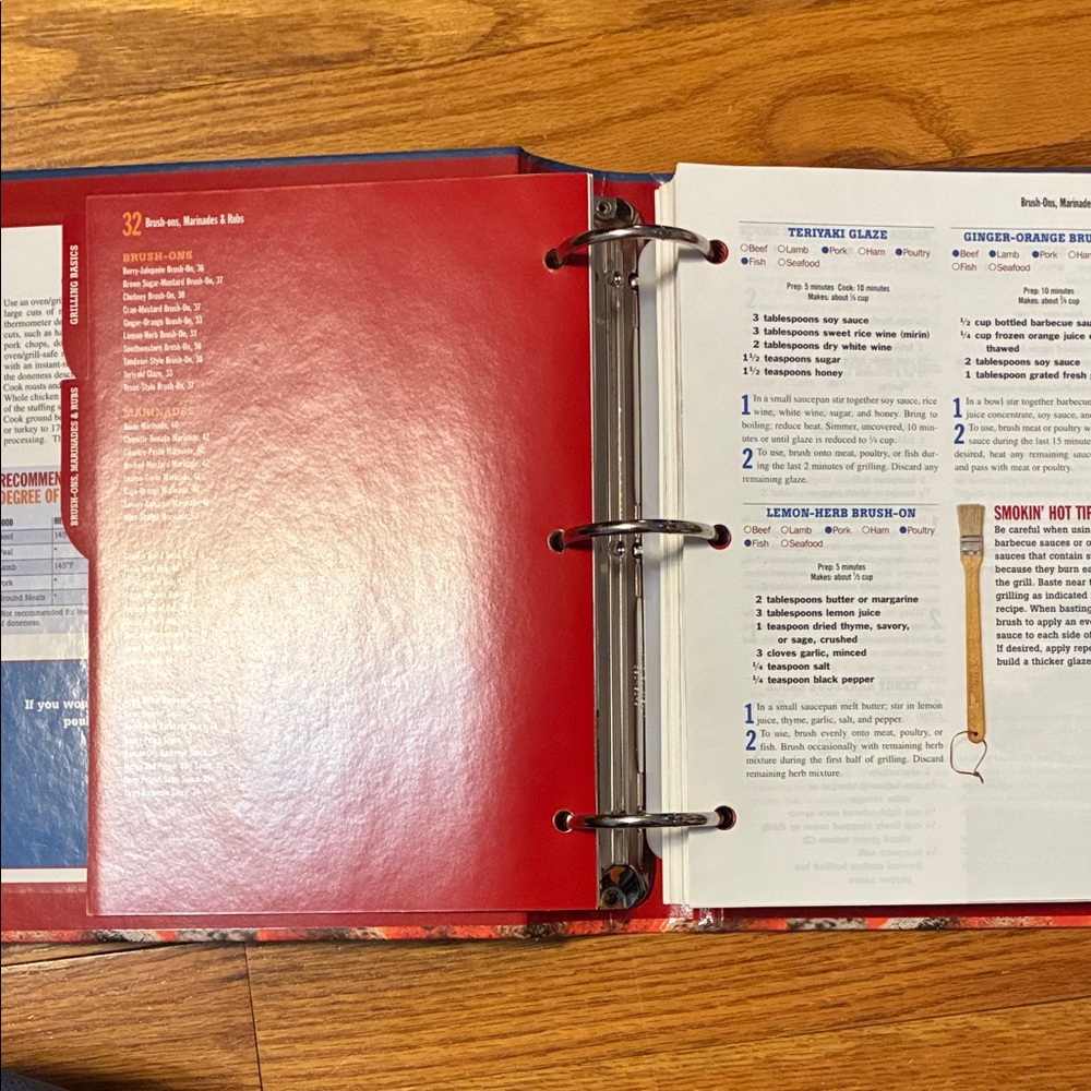 Better Homes and Gardens New Grilling Book 3 Ring Hardcover Cookbook - Picture 6 of 10